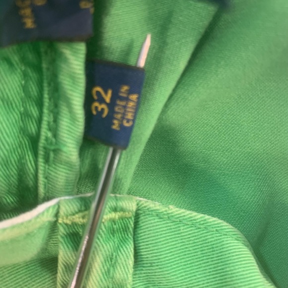 Polo Ralph Lauren Men's 32 Green Chino Shorts Relaxed Fit Cotton Classic Polo - Picture 11 of 15